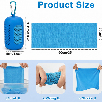 The Cold Towel - Instant Cooling Towel for Sports, Gym & Travel